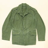 60s Vintage British Army Drill Overall Jacket - Small