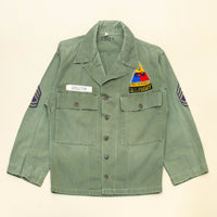 50s Vintage Modified US Army HBT Jacket - Large