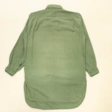 60s Vintage British Army Aertex Green Jungle Shirt - Medium