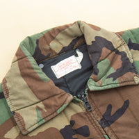 80s Vintage Woodland Camo Hunting Jacket - X-Large