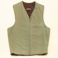 40s Vintage USMC Alpaca Fur Lined Vest - Small