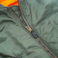 60s Vintage MA-1 Flight Jacket - Medium