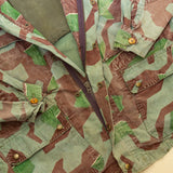 Rare 50s Vintage German Army Splinter Camo Field Jacket - X-Large