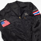 60s Vintage Thai Tailor-Made Silk Souvenir Tour Jacket