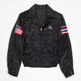 60s Vintage Thai Tailor-Made Silk Souvenir Tour Jacket