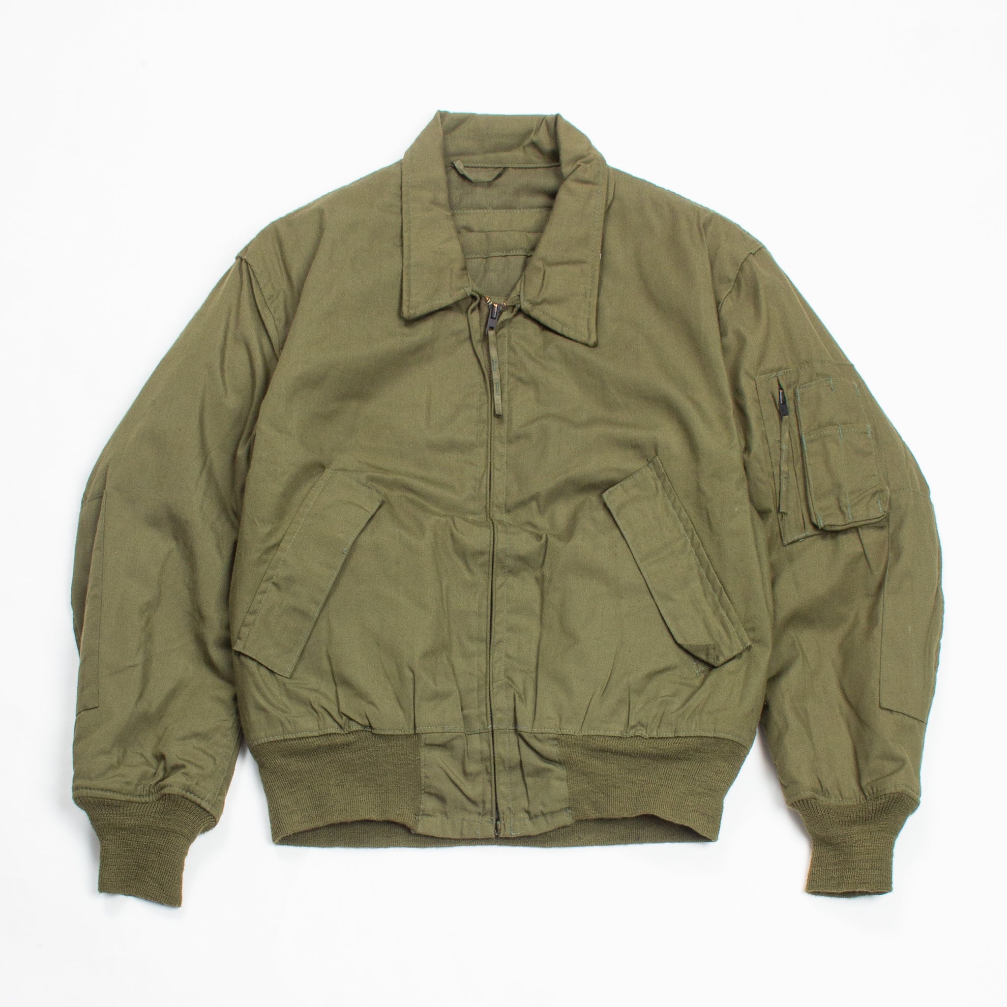Deadstock 80s Vintage US Army CVC Crewman Tanker Jacket - Medium