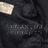 60s Vintage US Navy Black Pea Coat - X-Small