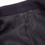 60s Vintage US Navy Black Pea Coat - X-Small