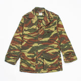60s Vintage French Army M47 Lizard Camo HBT Jacket - X-Small