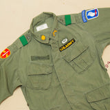 60s Vintage 173rd Airborne 2nd Pattern Jungle Jacket - Large
