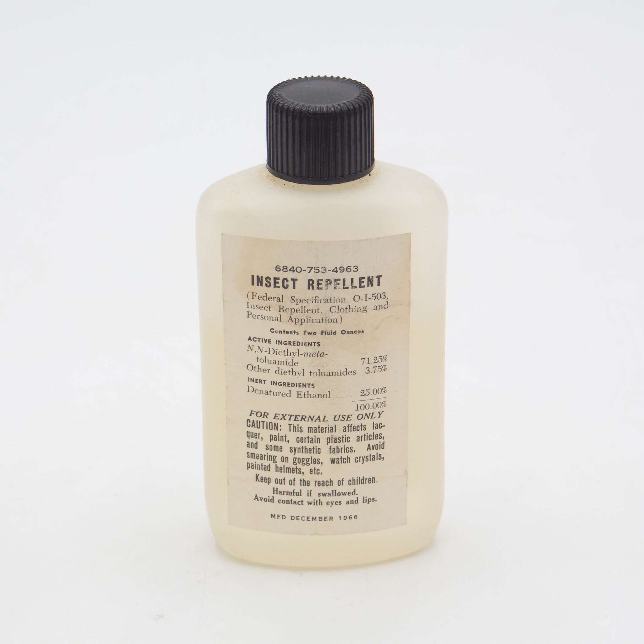 1960s Vietnam War Insect Repellent 'Bug Juice' – Omega Militaria