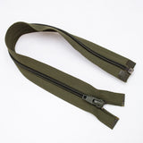 Deadstock Vintage Spare / Replacement British Military Olive Green YKK Jacket Zip - 42cm