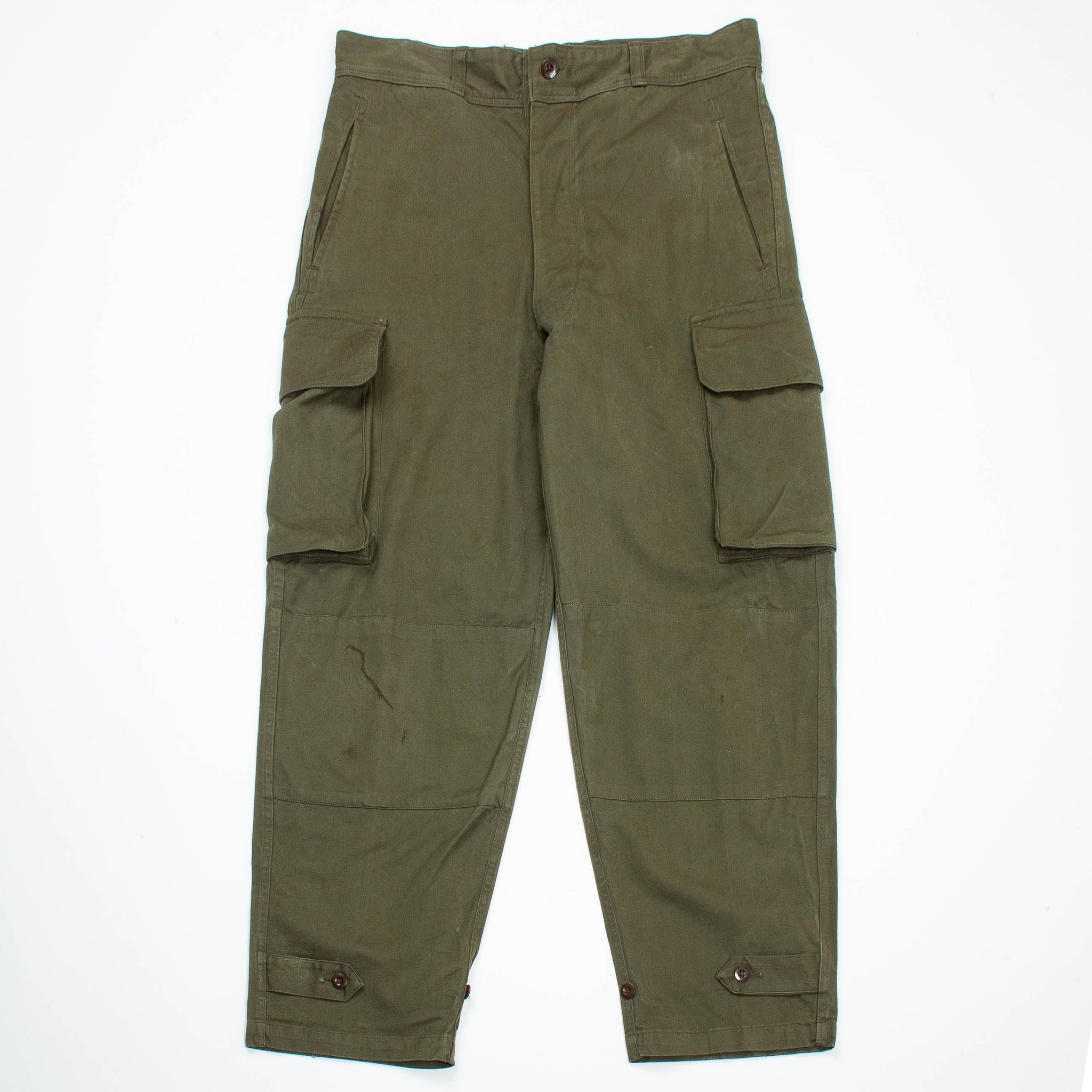 60s French Army M47 HBT Combat Trousers - 36x30 – Omega