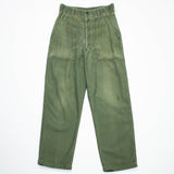 50s Vintage OG-107 Sateen Utility Trousers - 28x31