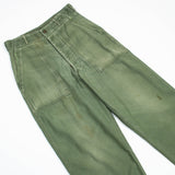 50s Vintage OG-107 Sateen Utility Trousers - 28x31