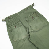 50s Vintage OG-107 Sateen Utility Trousers - 28x31