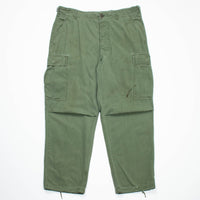 1967 Vietnam War Vintage Poplin Tropical Combat Trousers - 36x30