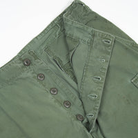 1967 Vietnam War Vintage Poplin Tropical Combat Trousers - 36x30