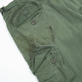 1967 Vietnam War Vintage Poplin Tropical Combat Trousers - 36x30