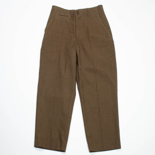 40s OD-33 Wool Serge Field Trousers - 30x30