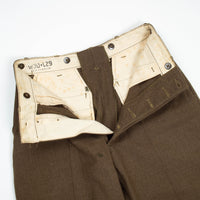 40s OD-33 Wool Serge Field Trousers - 30x30