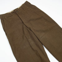 50s OD-33 Wool Serge Field Trousers - 29x33