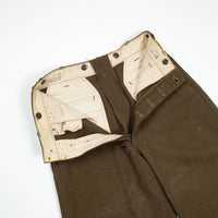 50s OD-33 Wool Serge Field Trousers - 29x33