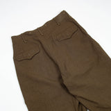 50s OD-33 Wool Serge Field Trousers - 29x33