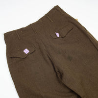 Deadstock 40s OD-33 Wool Serge Field Trousers - 28x34