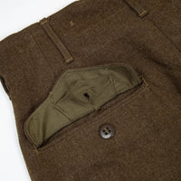 Deadstock 40s OD-33 Wool Serge Field Trousers - 28x34