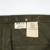 60s Vintage US Army Turnout Firemen's Trousers - 38x29