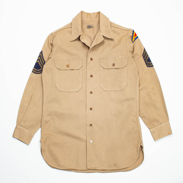 50s US Army Class B Khaki Shirt - Medium