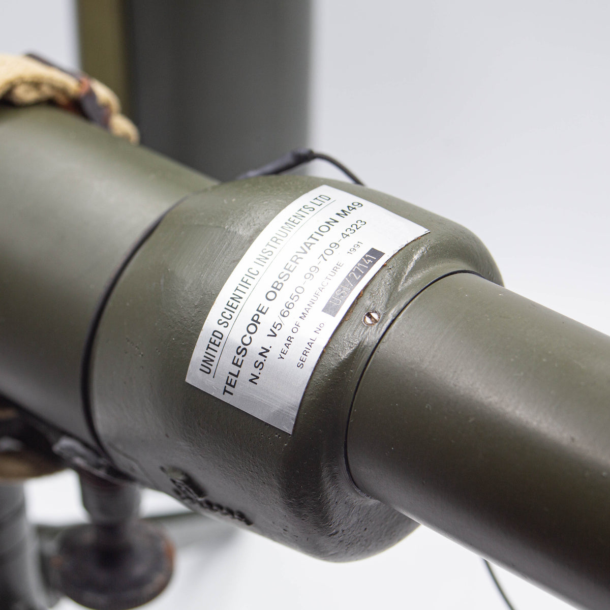 US Military M49 Spotting Scope, Case & Bipod – Omega Militaria