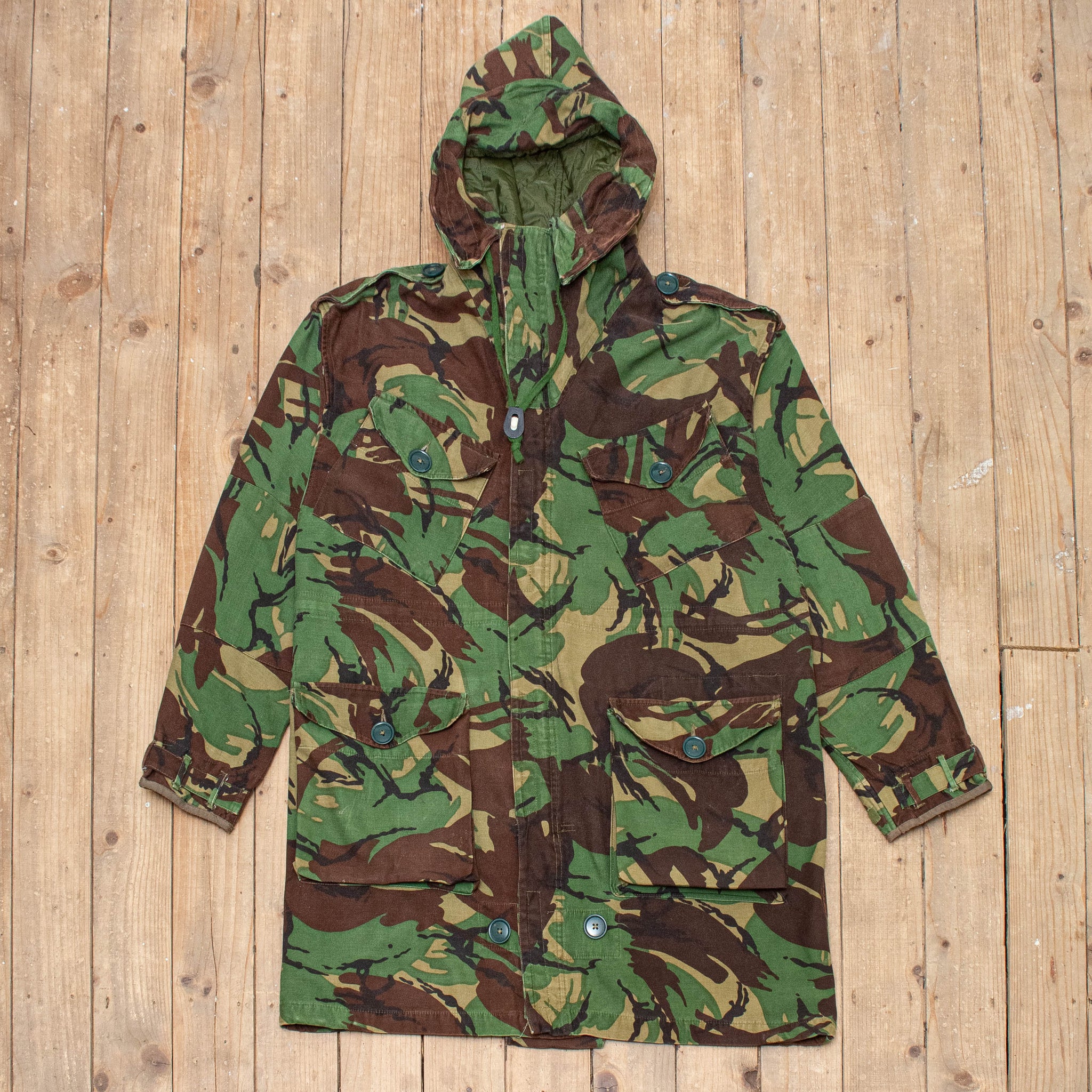 70s Vintage British Army DPM Parka - Large – Omega Militaria