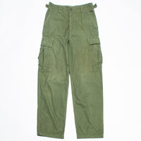 60s Vintage 2nd Pattern OG-107 Tropical Combat Trousers - 28x31