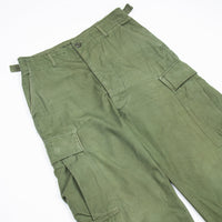 60s Vintage 2nd Pattern OG-107 Tropical Combat Trousers - 28x31