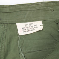 60s Vintage 2nd Pattern OG-107 Tropical Combat Trousers - 28x31