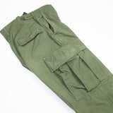 60s Vintage 2nd Pattern OG-107 Tropical Combat Trousers - 28x31