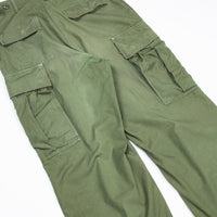 60s Vintage 2nd Pattern OG-107 Tropical Combat Trousers - 28x31