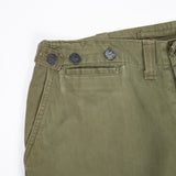Rare 40s WW2 Vintage US Army Olive Drab M-1943 Field Trousers - 34x33