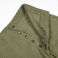 Deadstock 40s Vintage OD-7 HBT Utility Trousers - 30x30