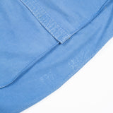 60s Vintage Royal Navy Blue Working Dress Shirt - Small