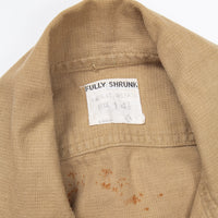 50s Vintage British Army Aertex Khaki Jungle Shirt - Medium