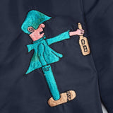 70s Vintage Korean Tailor-Made Souvenir Bomber Jacket - Large