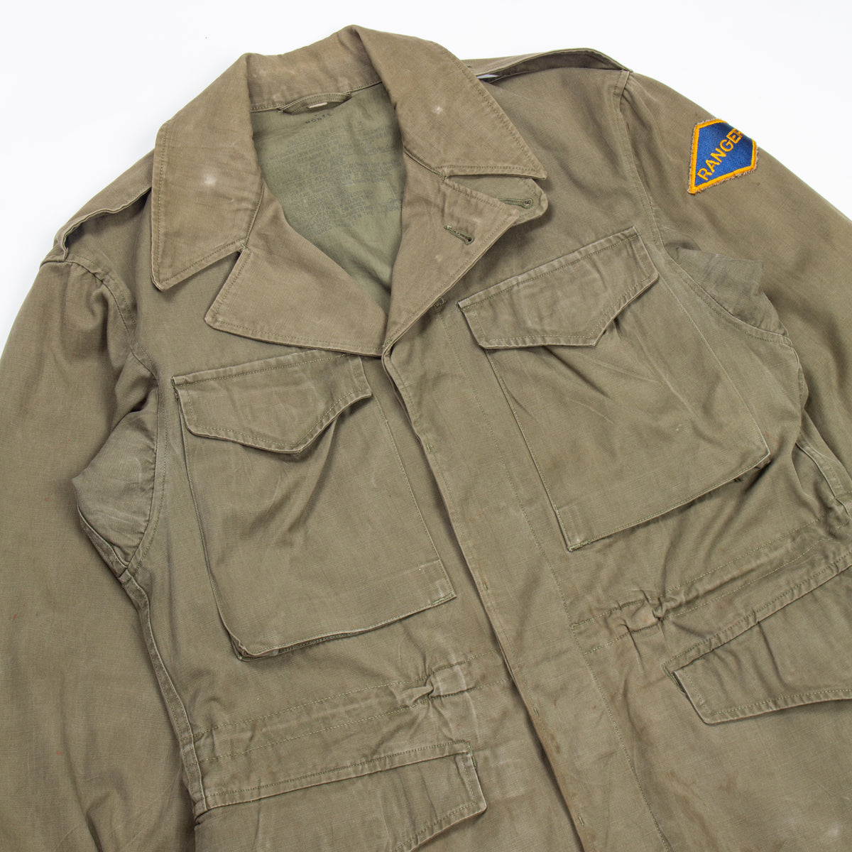 40s WW2 Vintage Rangers M43 Field Jacket - Small – Omega Militaria