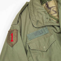 Patched 60s Vintage OG-107 M65 Field Jacket & Liner - Small