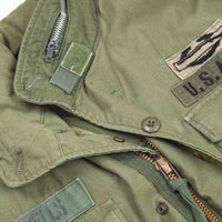Patched 60s Vintage OG-107 M65 Field Jacket & Liner - Small