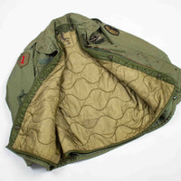 Patched 60s Vintage OG-107 M65 Field Jacket & Liner - Small