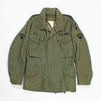 Patched 60s Vintage OG-107 M65 Field Jacket & Liner - Small