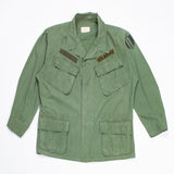 70s Vintage 1st Signal Brigade Poplin Jungle Jacket - Large